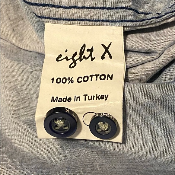 Eight X Premium Short Sleeve Shirt XL Slim Fit EUC Exclusively for Buckle - Picture 5 of 10